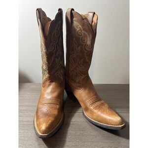 Ariat Round Up Square Toe Western Boot Size 6B